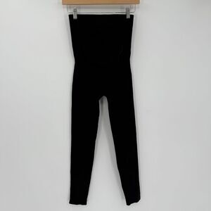 BLANQI Everyday Maternity Belly Support Leggings Black High Waisted Blue Small‎